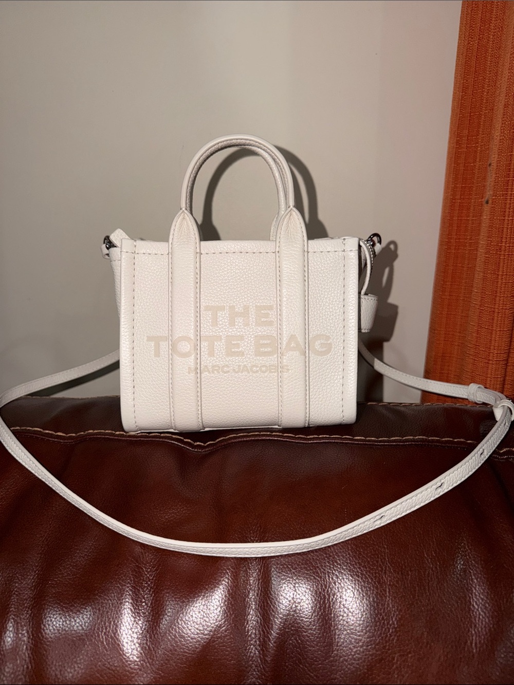‼️Like New Marc Jacobs Leather The Tote Bag Crossbody Bag